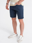 Pantaloni scurți pentru bărbați CHINO - albastru închis V8 OM-SRDS-0103