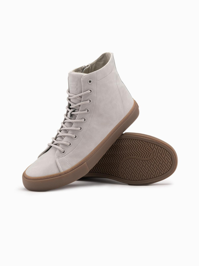 Men's ankle sneakers with rubber sole - ash V3 OM-FOTH-0187 