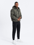 Men's winter jacket - khaki C529