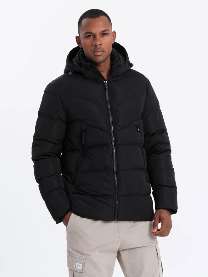 Ombre clothing men's winter jacket c377 online