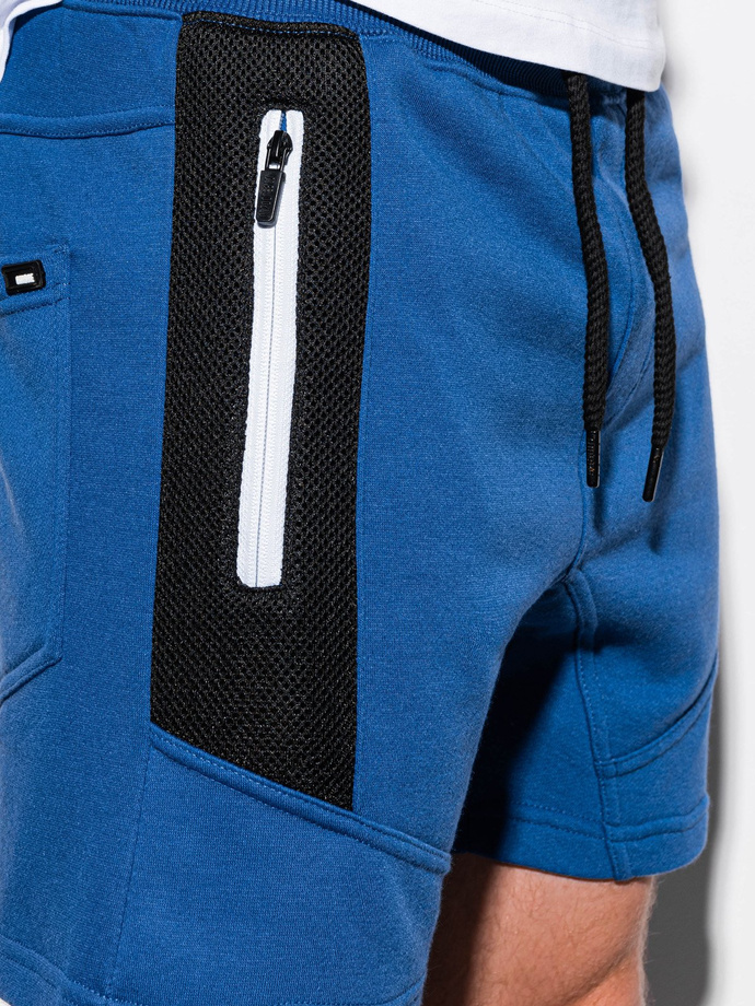 Pantaloni scurti barbati - albastru W240