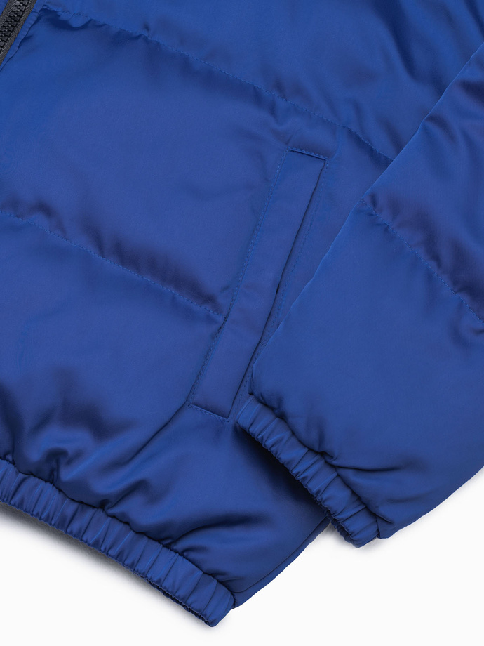 Men's winter jacket - blue C458