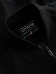 Jachetă bomber cu mâneci raglan pentru bărbați - negru V1 OM-JANP-0159
