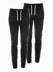 Set de pantaloni de trening pentru bărbați BASIC - 2 pachete negru V5 Z38