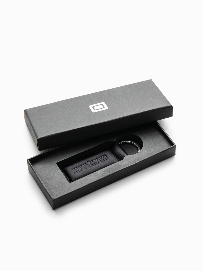 Breloc pentru bărbați cu carabină - negru V1 OU-ACKC-0100