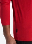 BASIC men's longsleeve with round neckline - red V5 OM-LSBL-0106