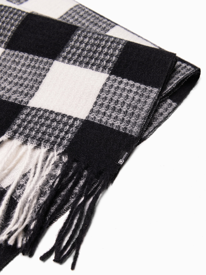Men's scarf - grey/white A408