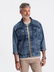 Pánská džínová bunda katana - denim V4 OM-JADJ-0123