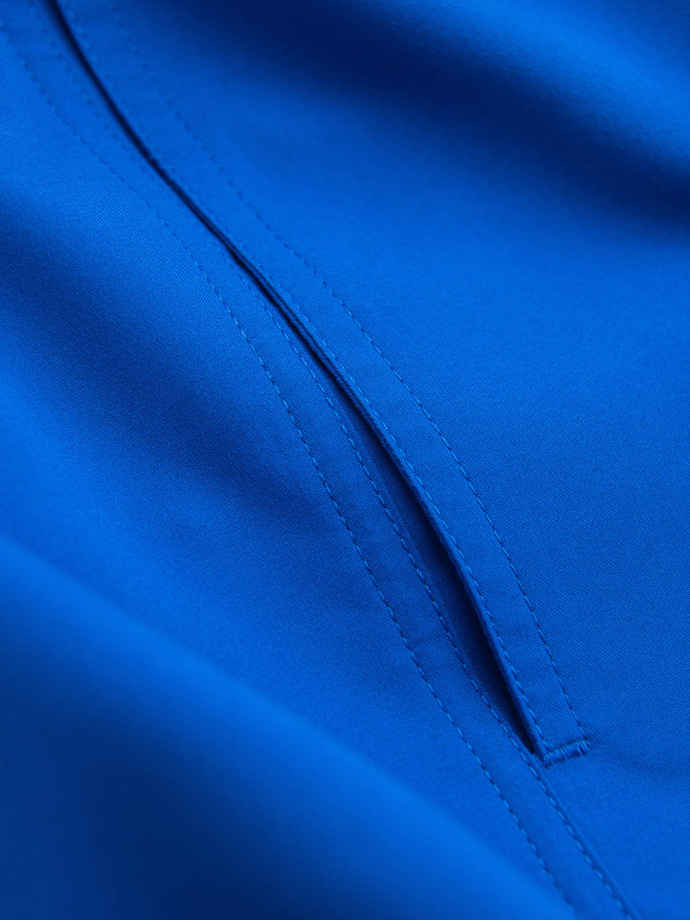 Neon men's swim shorts with magic print effect - blue V3 OM-SRBS-0147