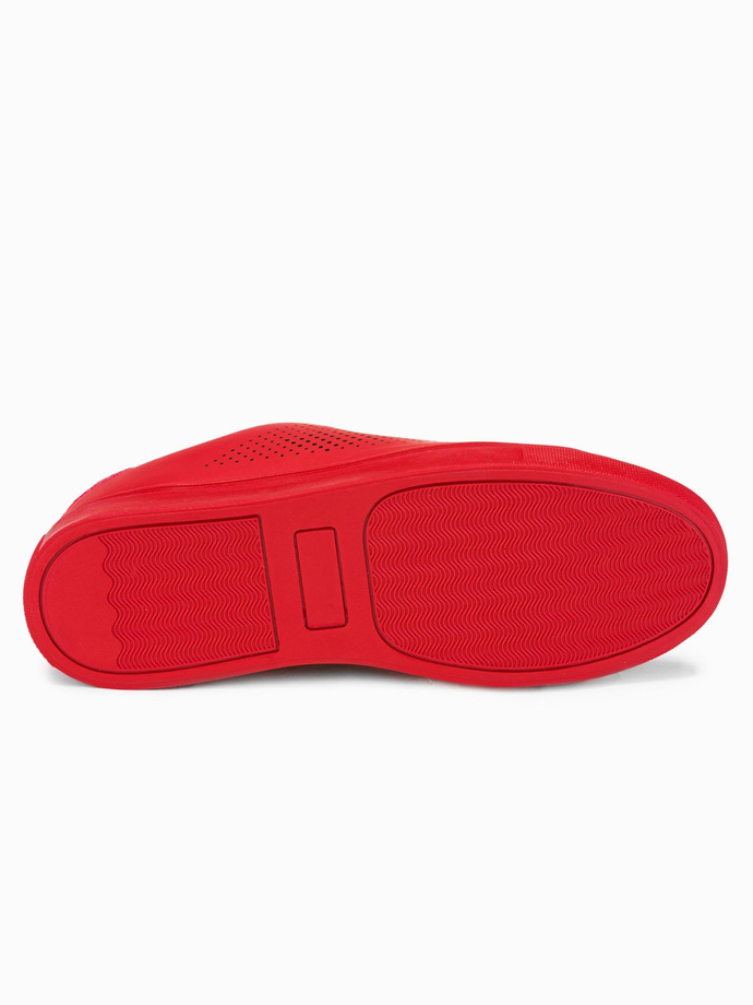 Men's ankle shoes - red T383