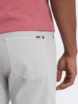 Pánské chino kalhoty na míru - šedé V2 OM-PACP-0151