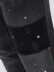 Vyriški džinsiniai SKINNY FIT - juodi P1063
