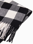 Men's scarf - grey/white A408