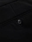 Pantaloni chino eleganți pentru bărbați SLIM FIT - negru V4 OM-PACP-0191