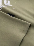 Tricou bărbătesc imprimat stil motocicletă - olive V2 OM-TSPT-0125