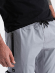 Men's JOGGER pants with stand-off and zippered cargo pockets - light grey V8 OM-PAJO-0135