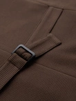 Costum bărbătesc fără revere - caramel V1 OM-BLZV-0112