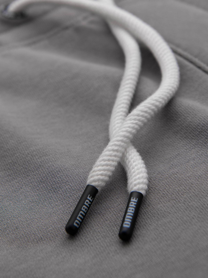 Vyriškos sportinės kelnės be pamušalo - pilkos V8 OM-PABS-0206