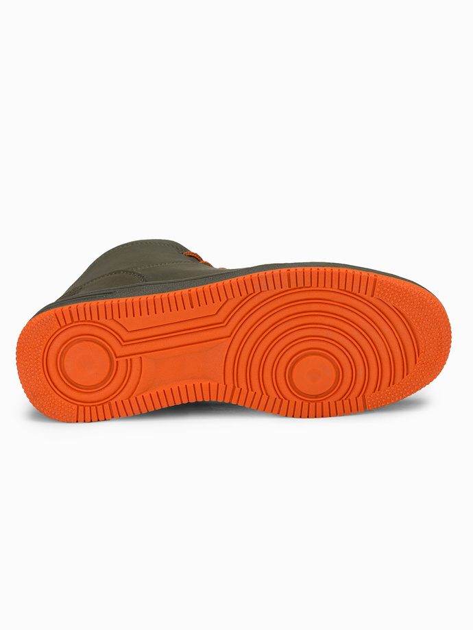 Pánske sneakers topánky - zelená T311