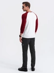 Men's pants with cargo pockets and leg hem - black V5 OM-PACG-0189