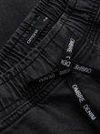 Vyriškos džinsinės kelnės JOGGERS - pilkos V3 OM-PADJ-0267