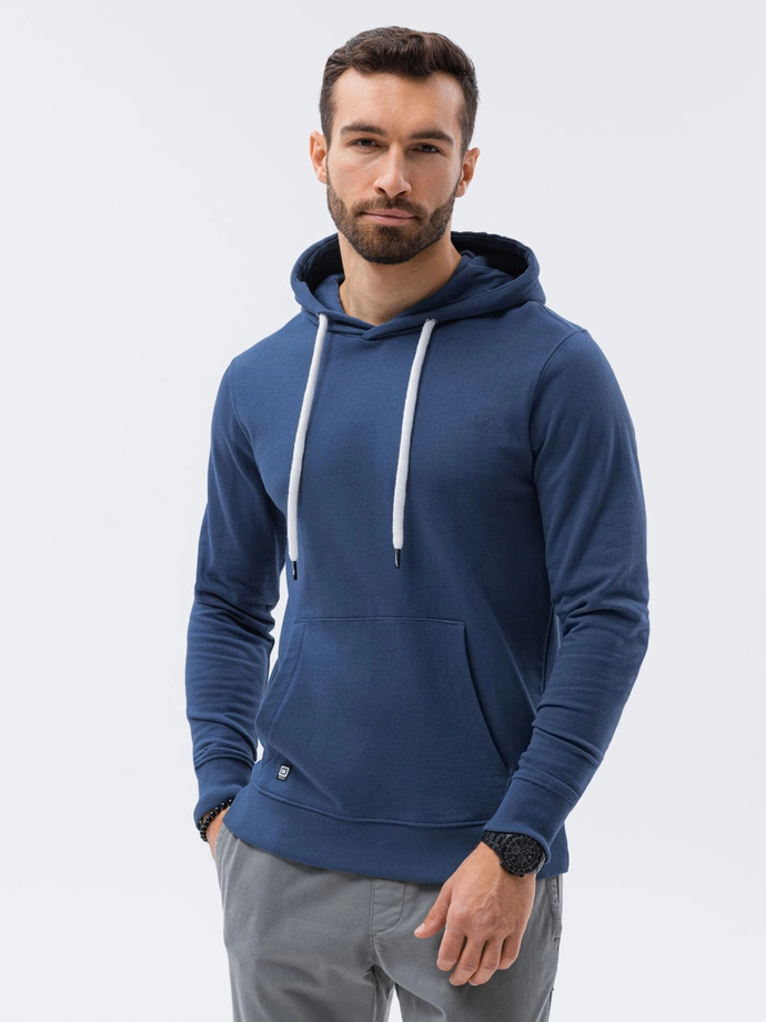 Men's hooded sweatshirt - dark blue B1147