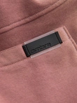 Pantaloni de trening din bumbac BASIC pentru bărbați - roz închis V4 OM-PABS-0174