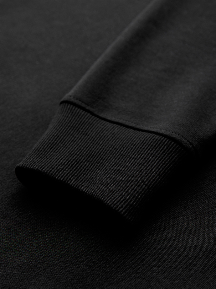 Hanorac bomber din bumbac elastic pentru bărbați - negru V5 OM-SSZP-0215