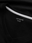Vyriškas SLIM FIT rinkinys ilgomis rankovėmis su V formos iškirpte ir logotipu 2 vnt. - 2x juodas V5 Z103