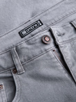 Pantaloni bărbați din denim fără frecare SLIM FIT - gri V1 OM-PADP-0148