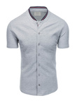 Men's short sleeve knit shirt - grey V5 K543