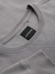 Men's classic round neck sweatshirt - grey V4 OM-SSNZ-0243