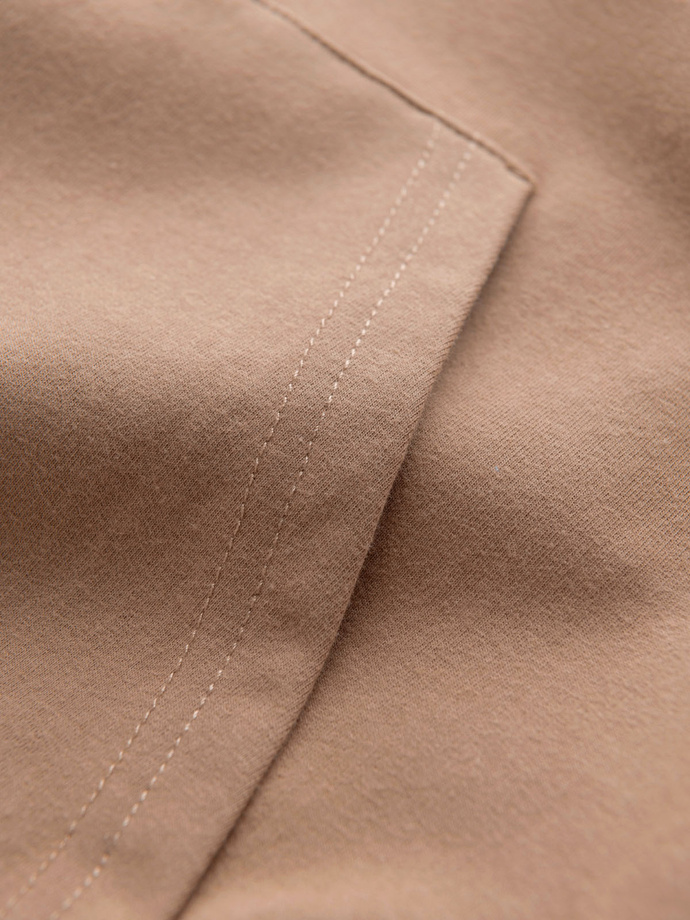 Vyriška striukė su logotipu - ruda V3 OM-SSNZ-0162