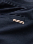 Men's rounded leg sweat shorts - navy blue V7 OM-SRSK-0105