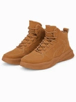 Trappers de iarna barbati - cafeniu T380