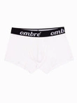 Men's cotton boxer shorts with contrasting elastic - 7-pack mix V2 OM-UNBO-0100