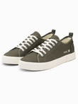 Pantofi de trening BASIC Classic pentru bărbați BASIC low - olive V3 OM-FOTL-0145