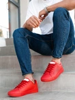 Men's ankle shoes - red T383