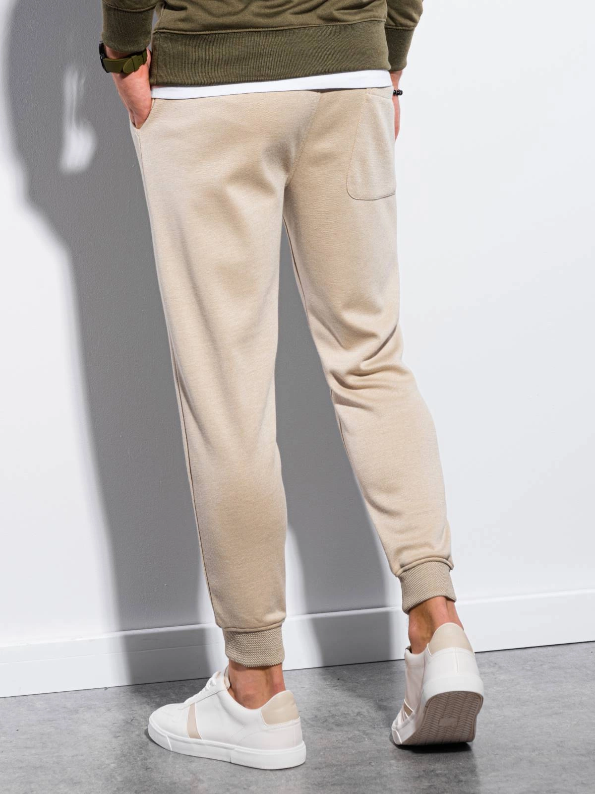 Men s sweatpants beige P991