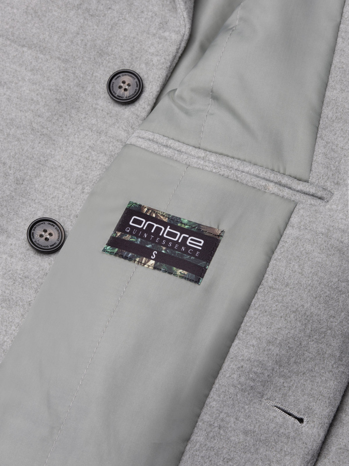 Men's coat - light grey C432