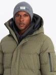 Outdoor long men's parka jacket - olive V4 OM-JALJ-0201
