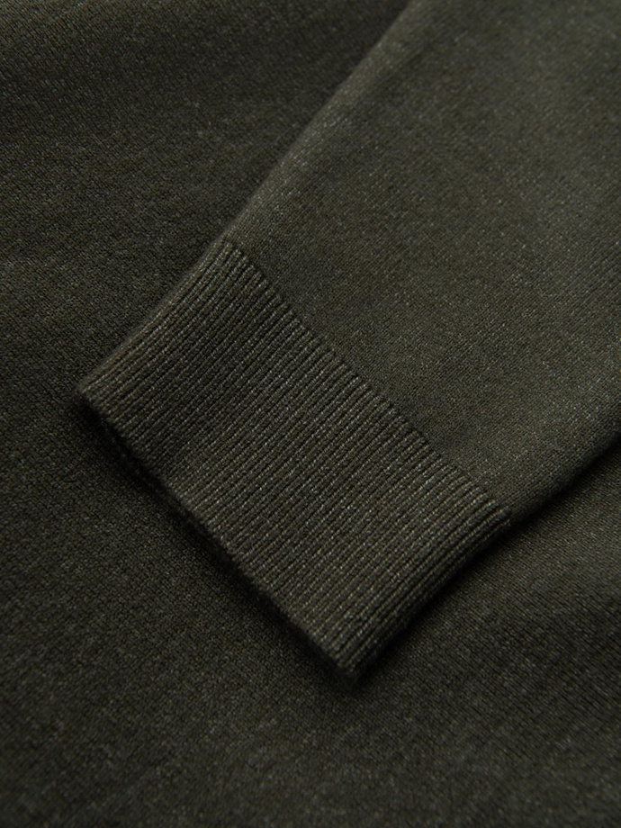 Vyriškas megztas pusiau golfas su viskoze - tamsiai pilkas V5 OM-SWTN-0125 