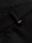 Pánske chino nohavice s elastickým pásom SLIM FIT - čierne V3 OM-PACP-0158
