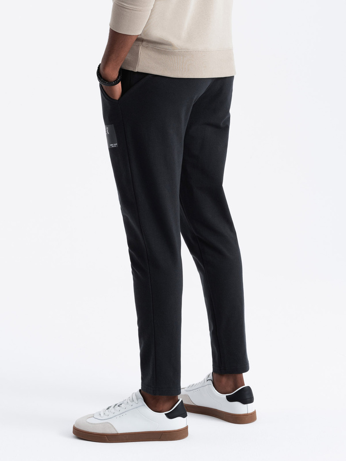 Men's logo sweatpants - black V1 OM-PASK-0167