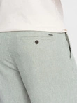 Men's knit shorts in linen and cotton - light green V2 OM-SRCS-0130