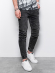 Men's denim jogger pants - black P907