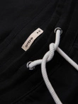 Pantaloni de trening pentru bărbați cu picior fără căptușeală - negru V5 OM-PABS-0206