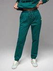 Set trening UNISEX hanorac + pantaloni cu cordon în stil athleisure - verde închis V17 Z111