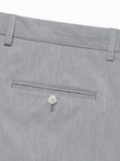 Elegantné pánske nohavice SLIM FIT chino - svetlosivé V1 OM-PACP-0191