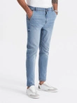 Men's denim pants CARROT FIT - light blue V2 OM-PADP-0117